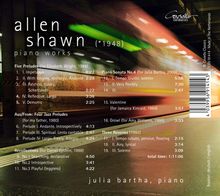 Allen Shawn (geb. 1948): Klavierwerke, CD