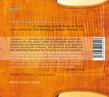 Georg Philipp Telemann (1681-1767): 12 Fantaisies pour la Basse de Violle (Hamburg 1735), CD