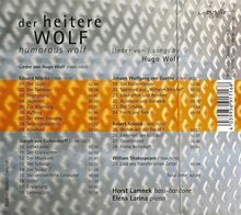 Hugo Wolf (1860-1903): Lieder "Der heitere Wolf", CD
