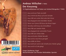 Andreas Willscher (geb. 1955): Der Kreuzweg (14 Orgelmeditationen), CD