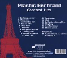 Plastic Bertrand: Greatest Hits, CD