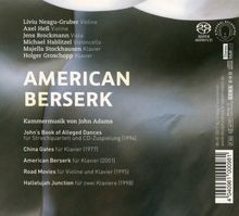 John Adams (geb. 1947): Kammermusik "American Berserk", Super Audio CD