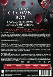 Horror Clown Box, 3 DVDs