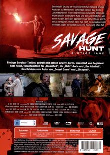 "Savage Hunt: Blutige Jagd" - Ein riesiger Grizzly verursacht Angriffe. Wilderhüterin und Sheriff suchen Hilfe bei einem erfahrenen Jäger.