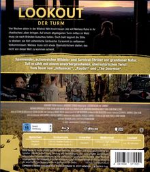 "LOOKOUT - DER TURM: Vier Wochen in der Wildnis. Melissa hört unheimliche Geräusche. Spannung, Survival, unerwarteter Twist."