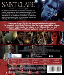 Saint Clare: Engel der Vergeltung. Thriller über eine skrupellose Serienkillerin. Hauptdarsteller: Bella Thorne, Ryan Phillippe.
