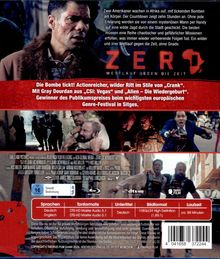 "Zwei Amerikaner wachen in Afrika auf, mit tickenden Bomben... Z.E.R.O WETTLAUF GEGEN DIE ZEIT. Actionreicher, wilder Ritt..."