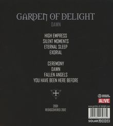 Garden Of Delight: Dawn (Rediscovered 2013), CD