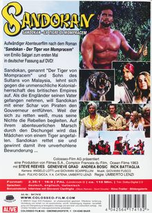 Sandokan, DVD