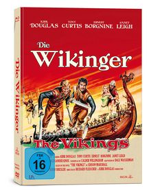 Die Wikinger (1958) (Blu-ray &amp; DVD im Mediabook), 1 Blu-ray Disc und 1 DVD