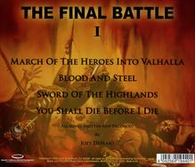 Manowar: The Final Battle I (EP), CD