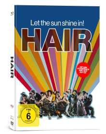 Hair (Blu-ray &amp; DVD im Mediabook), 1 Blu-ray Disc, 1 DVD und 1 CD