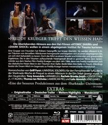 "FREDDY KRUEGER TRIFFT DEN WEISSEN HAI!" - Eine Gruppe von Freunden bewältigt Haiangriffe und Träume in einem Horrorfilm.