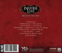 Paradise Lost: Draconian Times MMXI (Live in London 2011), CD