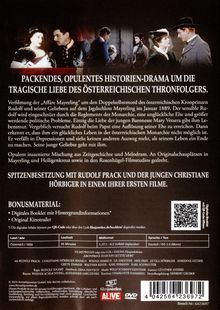 Kronprinz Rudolfs letzte Liebe (Mayerling), DVD