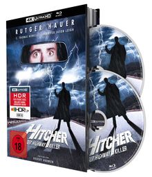 Hitcher, der Highway Killer (Ultra HD Blu-ray &amp; Blu-ray im Mediabook), 1 Ultra HD Blu-ray und 1 Blu-ray Disc