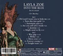 Layla Zoe: Into The Blue: Live In Concert, 1 CD und 1 Blu-ray Disc