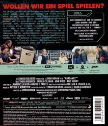 "WOLLEN WIR EIN SPIEL SPIELEN?" Bonus: Audiokommentar, Originaltrailer, deutscher Trailer. Szenenbilder: Computer, Gespräch.