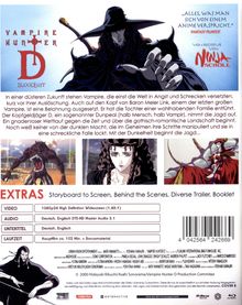 Vampire Hunter D: Bloodlust (Blu-ray), Blu-ray Disc