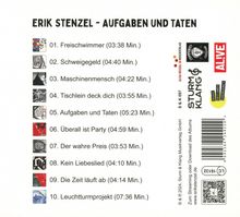 Erik Stenzel: Aufgaben &amp; Taten, CD