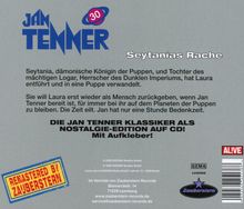 "Remastered by Zauberstern" in einem gelben Stempel. Oben: "Jan Tenner 30", "Seytanias Rache". Text: Geschichte von Seytania.