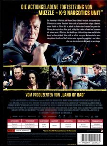 Die actiongeladene Fortsetzung von "Muzzle - K-9 Narcotics Unit". Ein Mann mit einem schwarzen Hund als Hauptmotiv.