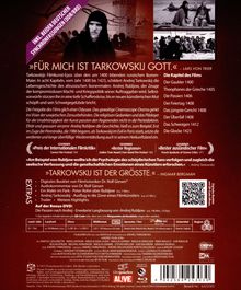 "Für mich ist Tarkowskij Gott." - Lars von Trier. Beschreibung des Filmepos über Andrej Rubljow und Extras.