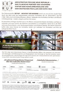 SEP RUF, Architektur für eine neue Republik, Dokumentarfilm über Visionär Sep Ruf. Bild: Moderner Bau mit Glasfronten.