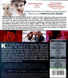 "Fünfzig Tage Isolation. Fünf Millionen Dollar Preisgeld. Willkommen im IMMACULATE ROOM!" Darunter emotionale Filmszenen.