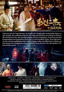 Filmbeschreibung: Detective Dee untersucht in der Tang-Dynastie mysteriöse Vorkommnisse in Changle, um einen dunklen Kult zu besiegen.

Szene: Personen in historischen Kostümen; eine Konfrontation mit einem Schwert.