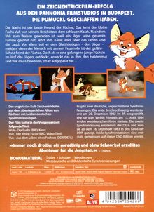 Ein Zeichentrickerfolg aus den Pannonia Filmstudios Budapest mit Bildern von Füchsen. Bonusmaterial: Trailer, Schuber.