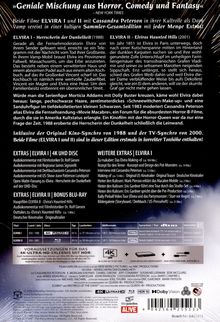 „Geniale Mischung aus Horror, Comedy und Fantasy“ – New York Times. Zwei Filme über Elvira in einer Sammler-Edition mit Extras.