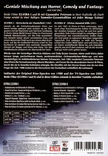 "Geniale Mischung aus Horror, Comedy und Fantasy" - New York Times. Sammel-Gesamtedition mit Elvira I und II. Extras enthalten.