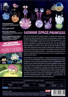 **LEBISAN SPACE PRINCESS**: Die introvertierte Prinzessin Saira, Tochter der lesbischen Königinnen des Planeten Clitopolis...