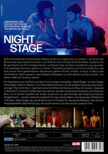 „Abgründig und düster, mit einem befreienden, beinahe triumphalen Finale“ steht über dem Titel „Night Stage“.