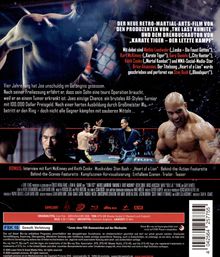Texte: "Der neue Retro-Martial-Arts-Film", "BONUS: Interview...", "FSK 16 Gewalt, Verletzung." Kampfszenen, muskulöse Kämpfer.