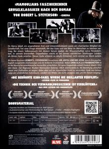 „Mamoulians faszinierender Gruselklassiker nach dem Roman von Robert L. Stevenson“ – Cinema. Bilder von Filmszenen.