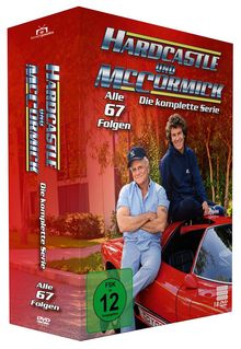 "Hardcastle und McCormick", Alle 67 Folgen, Die komplette Serie, FSK 12. Zwei Männer auf rotem Auto.