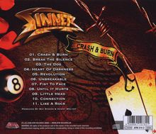 Sinner: Crash &amp; Burn, CD