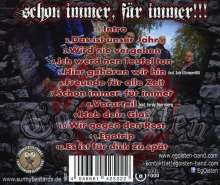Egoisten: Schon Immer, für immer!!!, CD