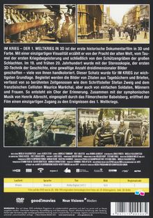 Im Krieg - Der 1. Weltkrieg in 3D, DVD