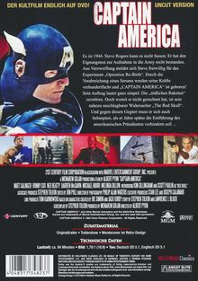 Captain America (1990), DVD