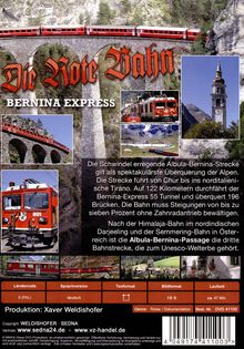 Die rote Bahn - Bernina-Express, DVD