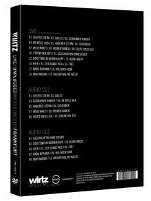 Wirtz: Live &amp; Unplugged im Gibson Club Frankfurt (DVD + 2 CD), 1 DVD und 2 CDs