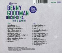 Benny Goodman (1909-1986): Benny Goodman Orchestra, Trio &amp; Quartet: Live Broadcasts 1937 - 1938 (The Jazz Collector Edition), 2 CDs