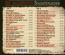 Die beliebtesten Soldatenlieder, 2 CDs