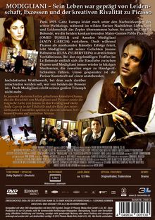 Modigliani - Ein Leben in Leidenschaft, DVD