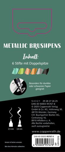 Metallic Brushpens (Grün), Diverse