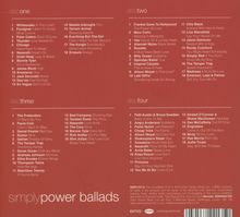 Simply Power Ballads, 4 CDs