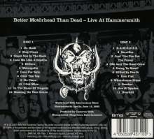 Motörhead: Better Motörhead Than Dead (Live At Hammersmith 2005), 2 CDs